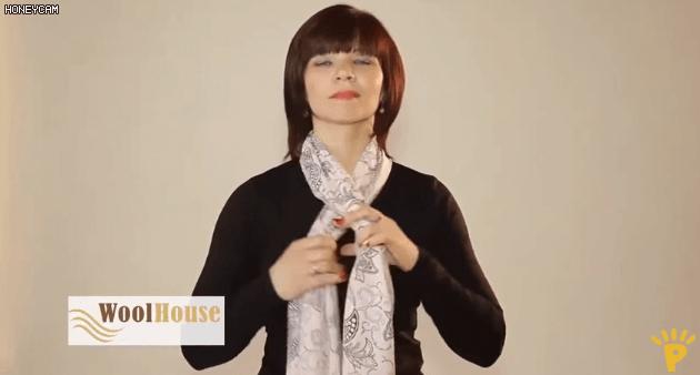 告诉你围巾怎样系得优雅有气质