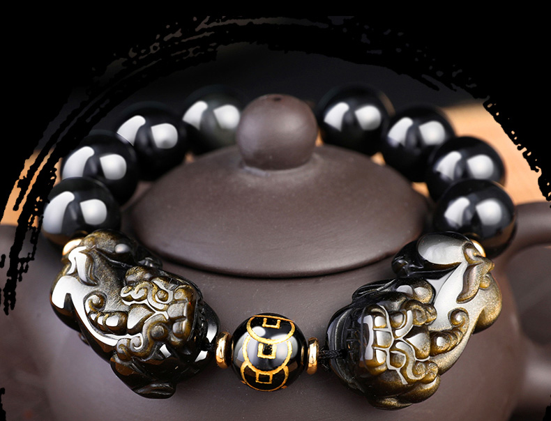 黑曜石貔貅摆件怎么消磁和净化,黑曜石护身佛时间长了怎么净化