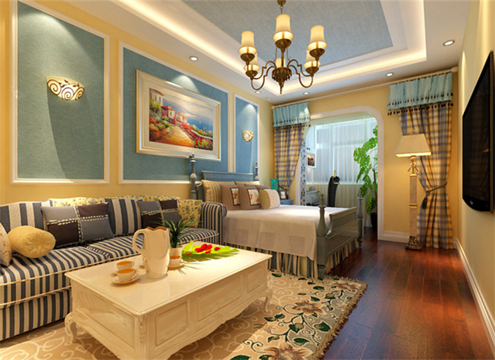 小户型地中海风格装修效果图大全,40平方地中海装修效果图大全