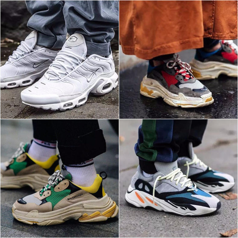 老爹鞋真爆和高版本什么区别,老爹鞋是粉色还是荧光绿