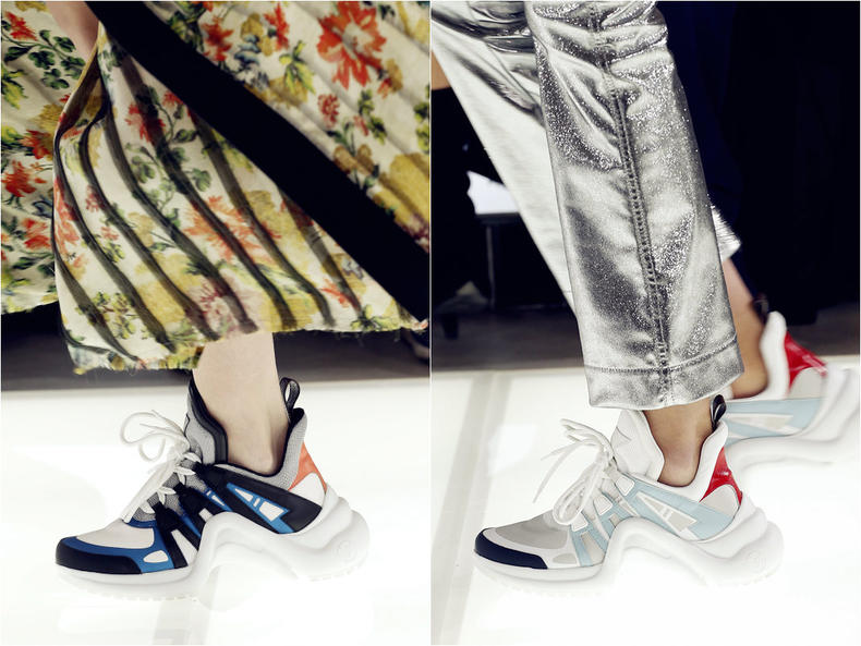 老爹鞋真爆和高版本什么区别,老爹鞋是粉色还是荧光绿