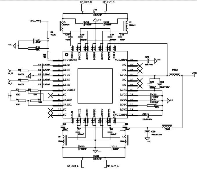 完整版1875功放电路图,tda2030a功放电路
