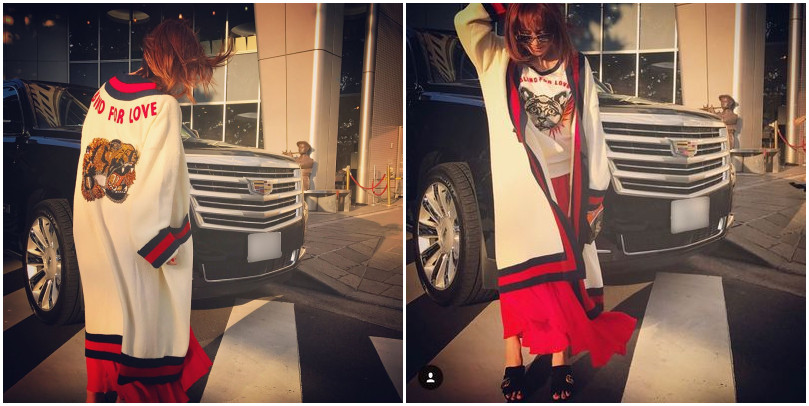 倪妮的针织开衫紫色 (倪妮同款开衫毛衣)