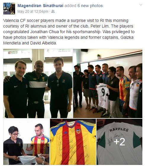 18岁中学生，获校友股票王赠送西甲球星签名球衣