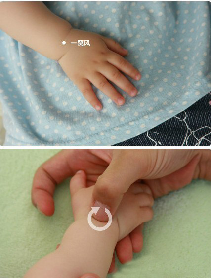 小儿推拿止咳化痰手法图解,小儿推拿三分钟退烧手法图解