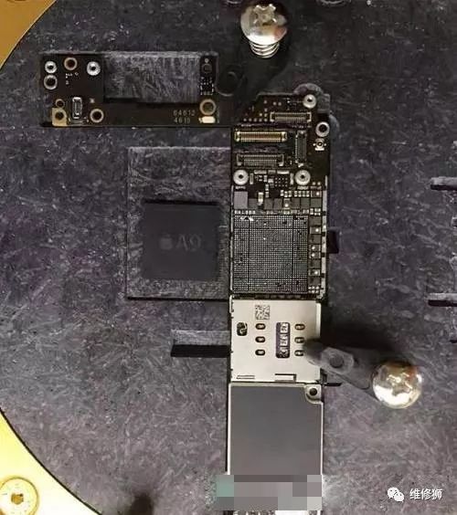 苹果6s主板维修思路,苹果6splus维修搬板教程