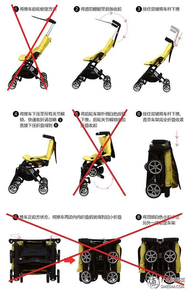 短小精悍!好孩子口袋车(D668)婴儿推车使用体验