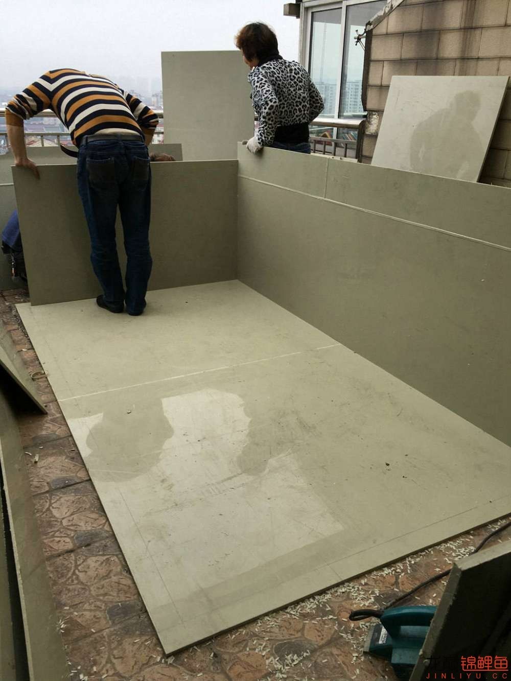 pp塑料锦鲤池,pp板材焊锦鲤池