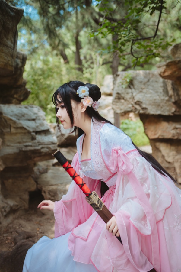 小骨漫画cos,cosplay正片花千骨