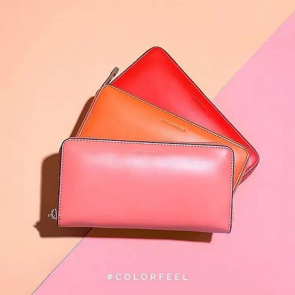 时尚必备单品女士红色钱包推荐,新款钱包型手提包时髦又洋气