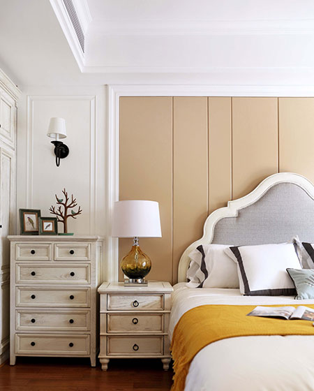 酒店床头软包装修效果图大全,简约风格床头软包效果图2015款式