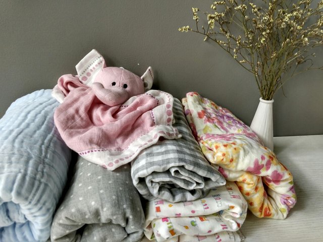 全棉毯子宝宝用,宝宝毯子夏季纱布