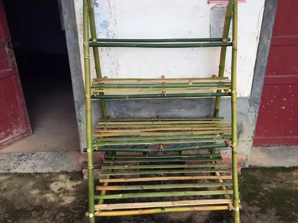 自制月季花架竹子,自制竹子蔷薇花架