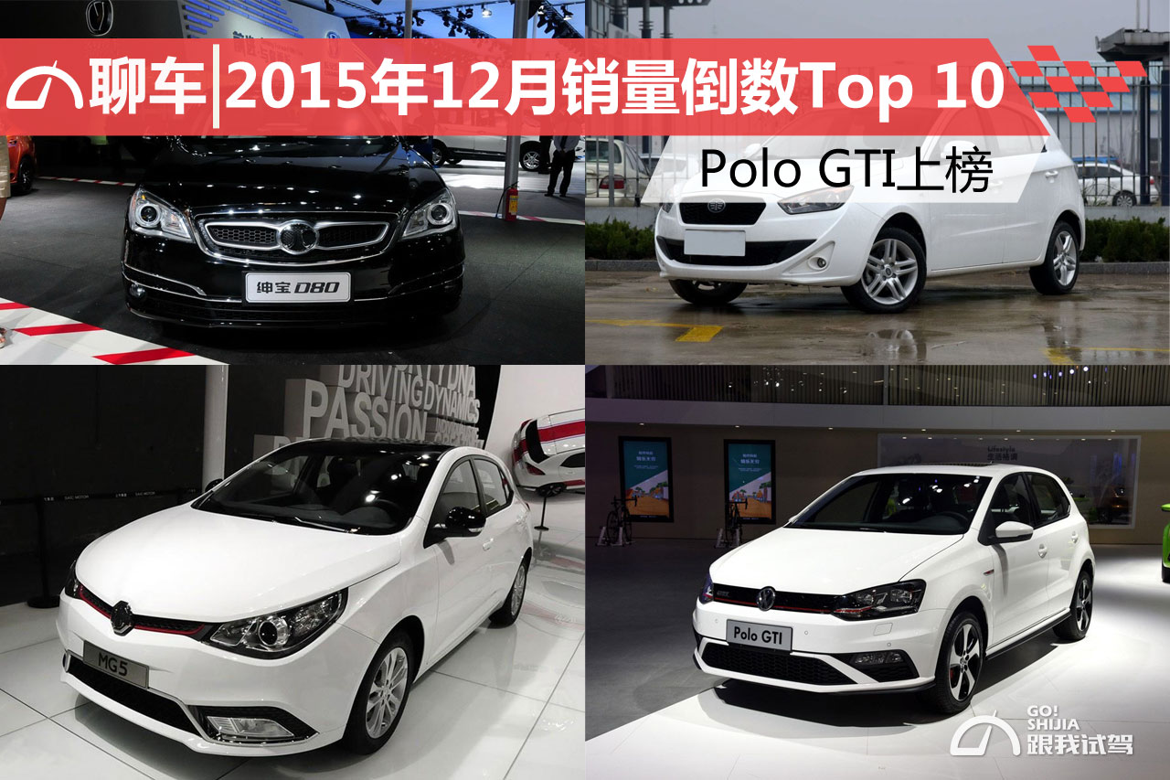 十大最奇葩的汽车排名榜,2015年12月汽车销量