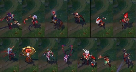 腥红之月伊芙琳皮肤原画,血月皮肤推荐