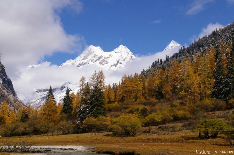 古道，细雨，暮雪-我的长坪沟半截秋色之旅