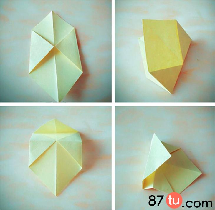 牛奶礼盒怎么折图解,糖果礼盒的折法图解