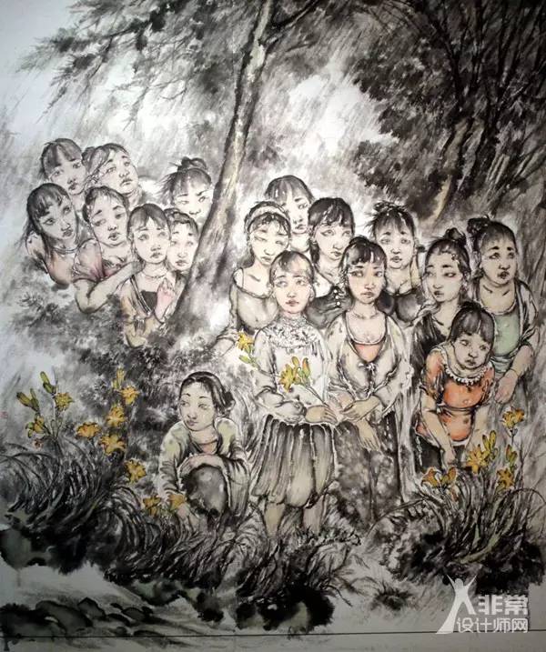 央美2017毕业展中国画,央美毕业展最牛作品