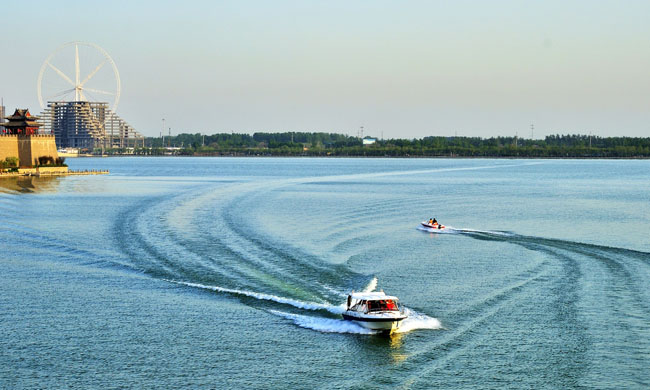 聊城水城之眼风景图片,美丽的江北水城聊城图片