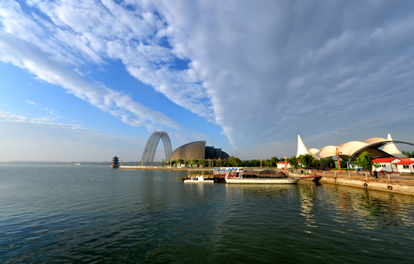 聊城水城之眼风景图片,美丽的江北水城聊城图片