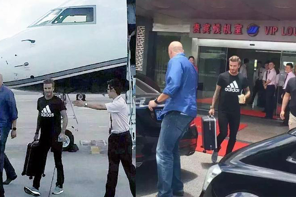 贝克汉姆在中国有多受欢迎,贝克汉姆去皇马和曼联打过没有