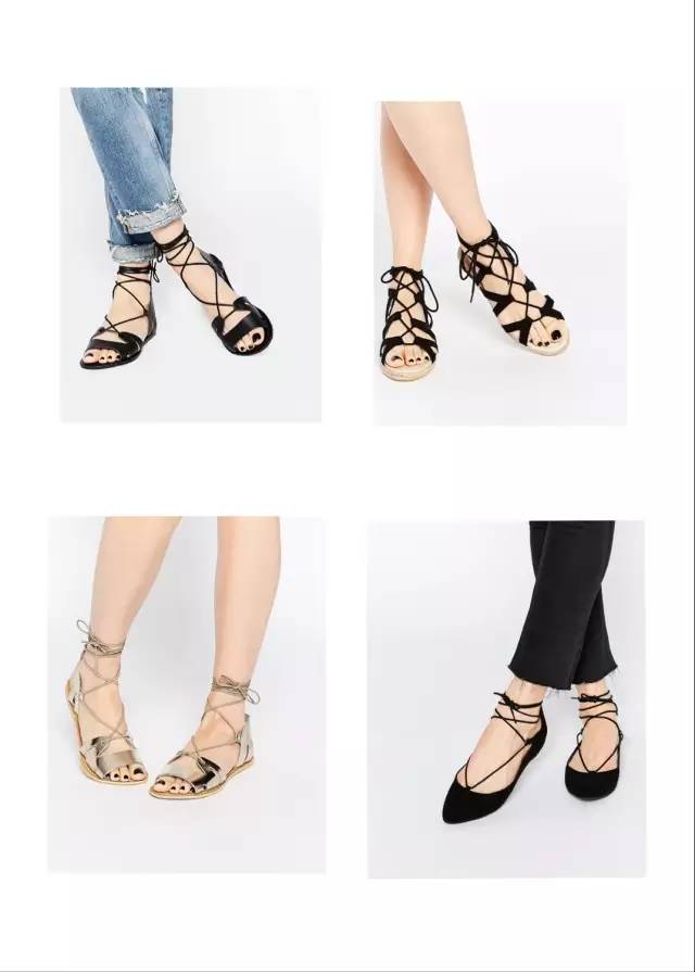 今年最流行的小白鞋绑带,复古绑带单鞋仙女芭蕾舞鞋外穿