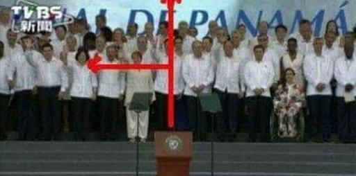 “重要位置”观礼靠P图？蔡英文“外交首秀”尴尬不止一点点