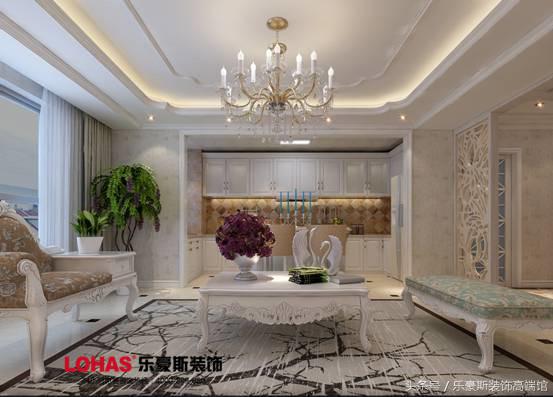 大户型复式简欧装修设计,世纪名郡108平装修设计作品鉴赏