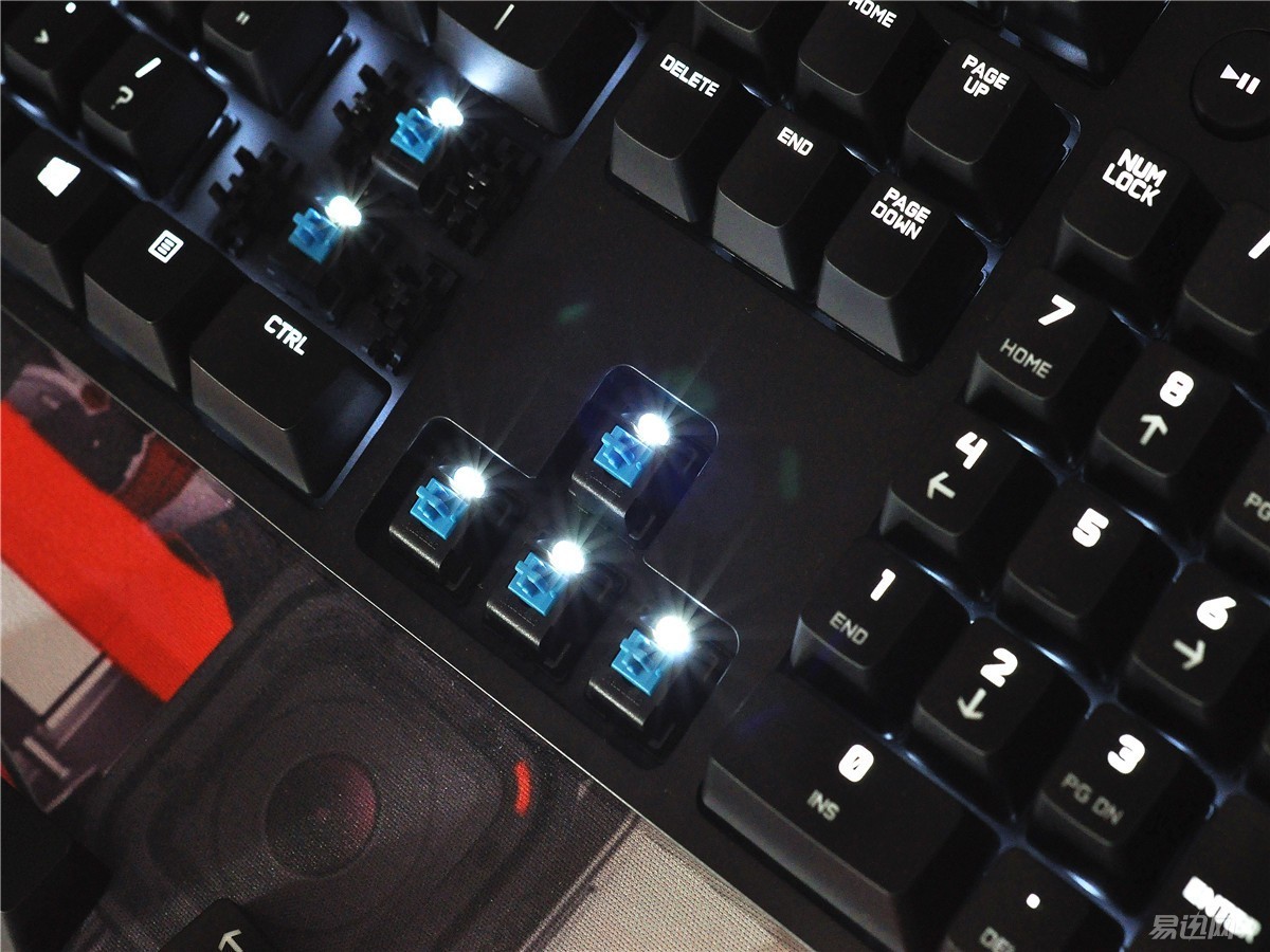 罗技g610青轴和海盗船k68青轴,罗技青轴键盘g610