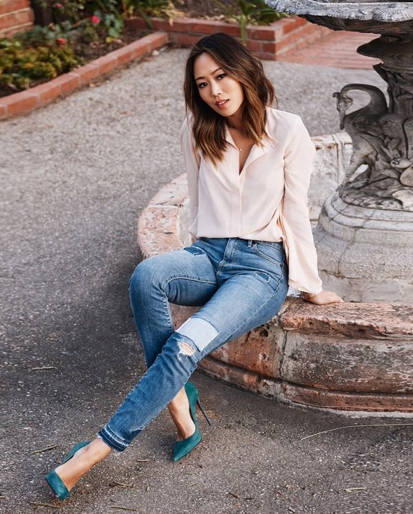 不用p图还好看的拍照方法,腿又短又粗的拍照姿势