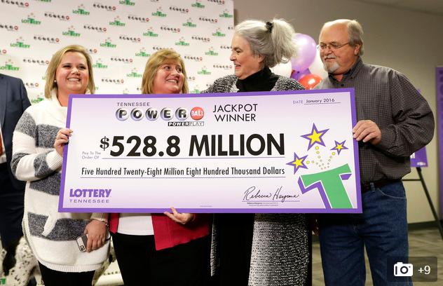 彩票开了1000万,美国开出77亿元彩票大奖