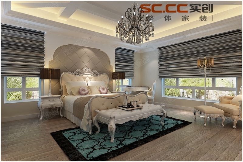 青岛红墅湾别墅德式装修,青岛世茂红墅湾别墅275平