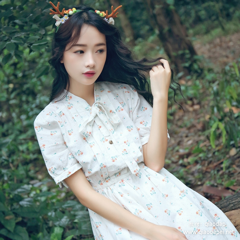 森系文艺夏季装,夏天森系搭配图片欣赏