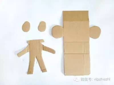 用纸盒做的小猴子,小猴子纸盒