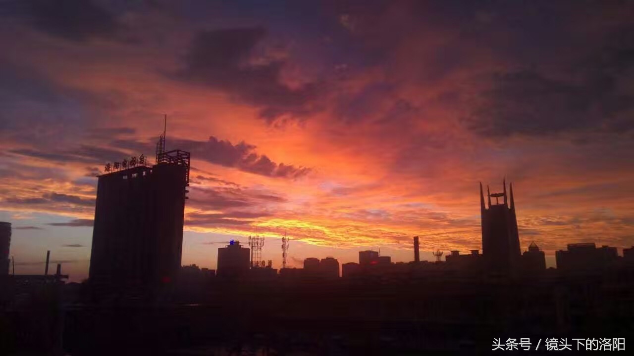 洛阳惊现双彩虹,暴雨后的洛阳