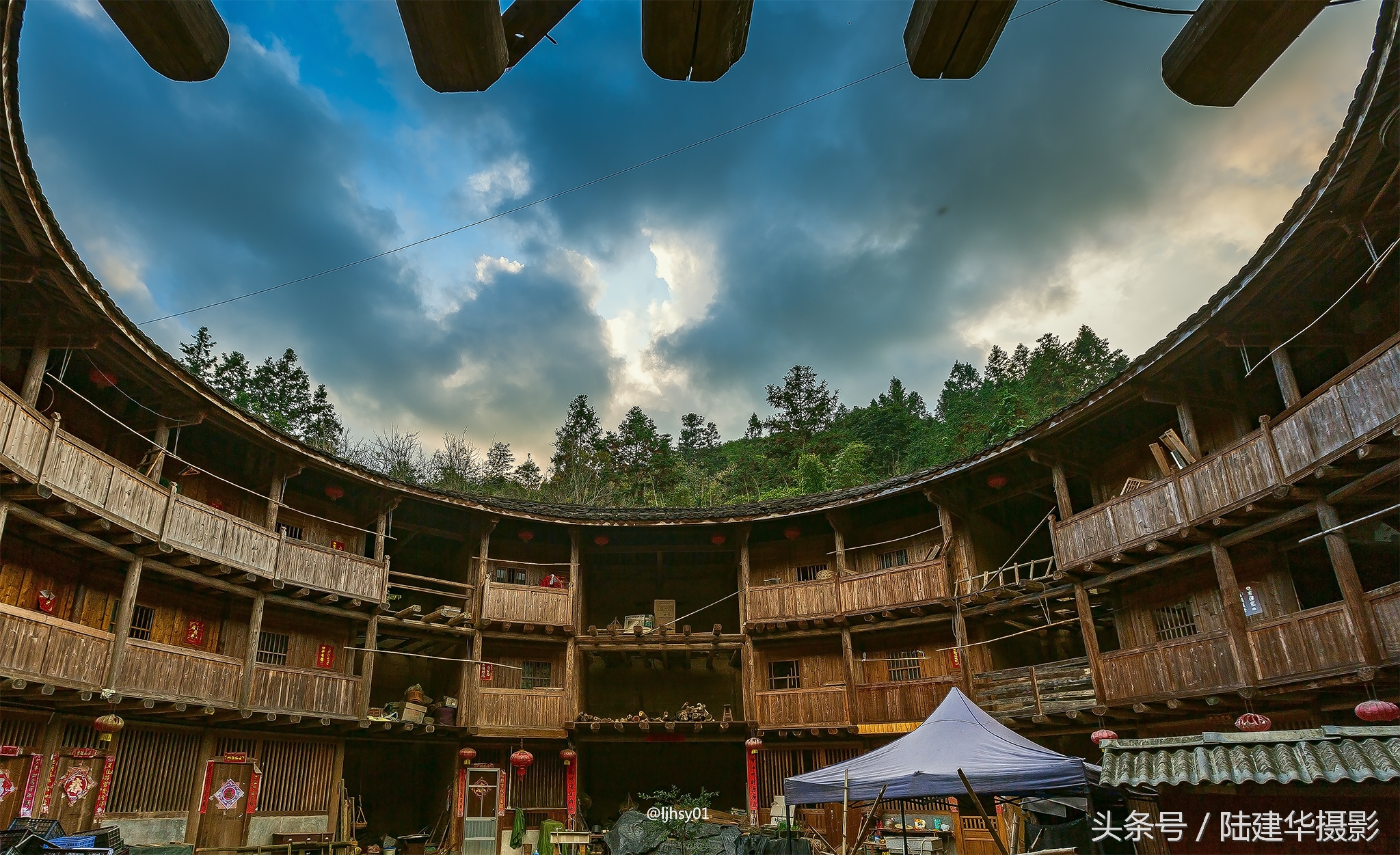 永定土楼南靖土楼大鱼海棠,南靖大鱼海棠土楼