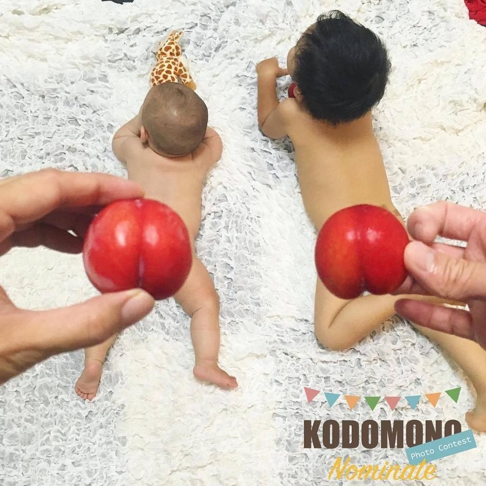 无缝对接丨这才是真正的蜜桃臀！最新晒娃技能走红，娃娃以后咋个面对桃子哦······