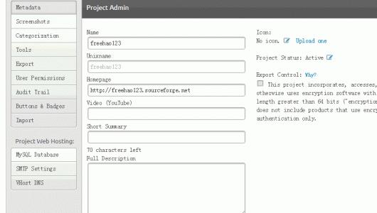 如何申请SourceForge免费PHP空间