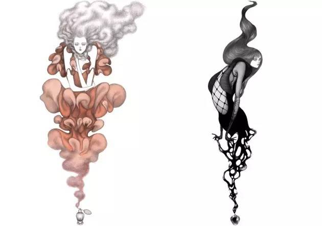 美到惊艳的插画图,美到崩溃的插画