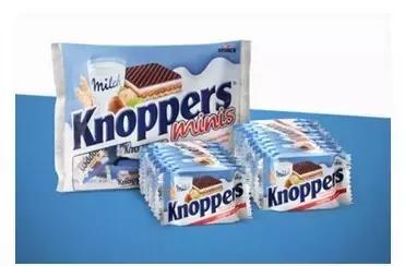 比较好吃的巧克力威化饼,德国威化饼干knoppers第一名