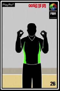 篮球裁判号码手势图解,篮球裁判号码手势图解全套