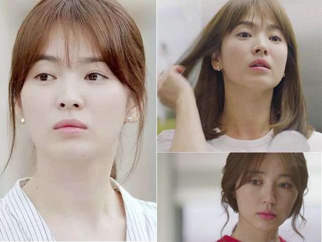 韩系妆容氛围感发型,韩国潮色发型