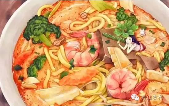 二爷，不哭！来我这吃碗海鲜面！