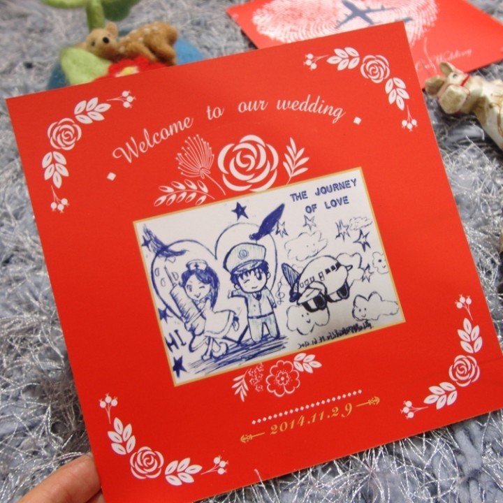 这张婚礼请柬有“毒”,还不速来围观!