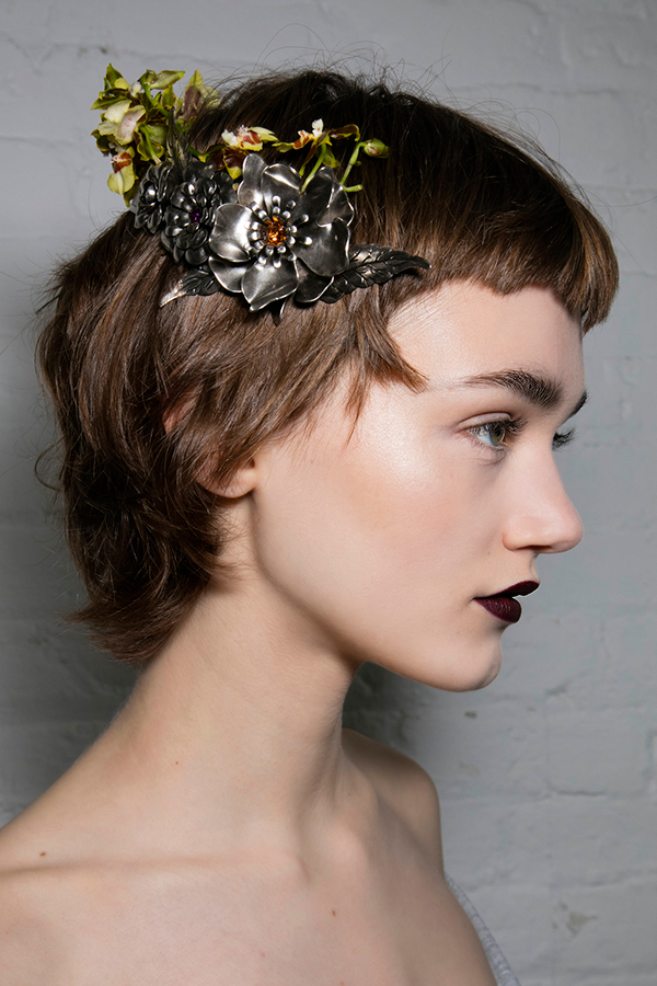 女生超短发结婚造型,短发新娘不用假发的简单造型