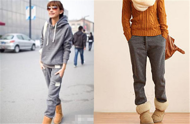 冬天棉裤不臃肿的穿法,寒潮来袭准备好棉袄棉裤