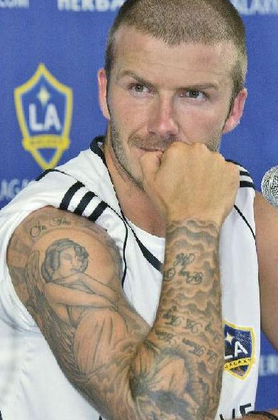 贝克汉姆为什么有那么多纹身,贝克汉姆纹身中文是什么字