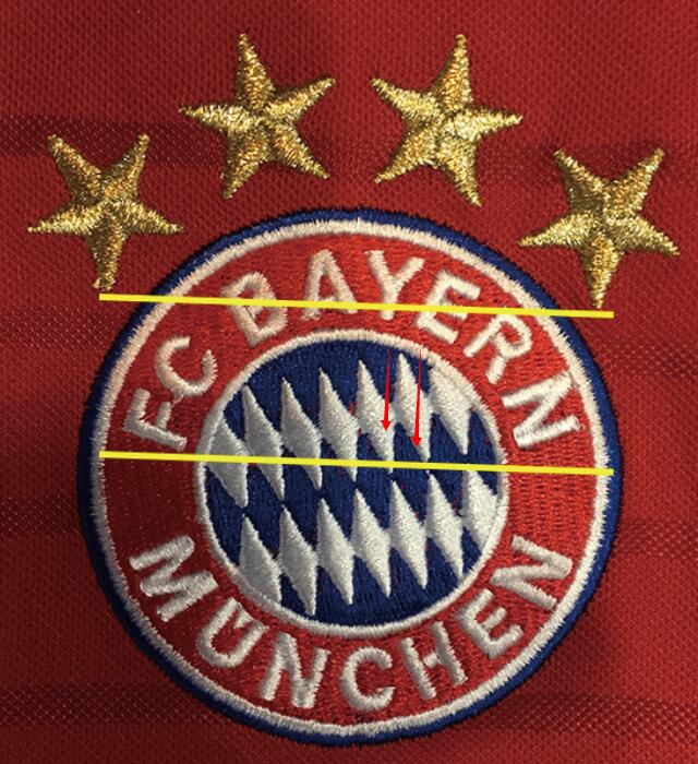 拜仁球衣1617鉴别,拜仁主客场球衣