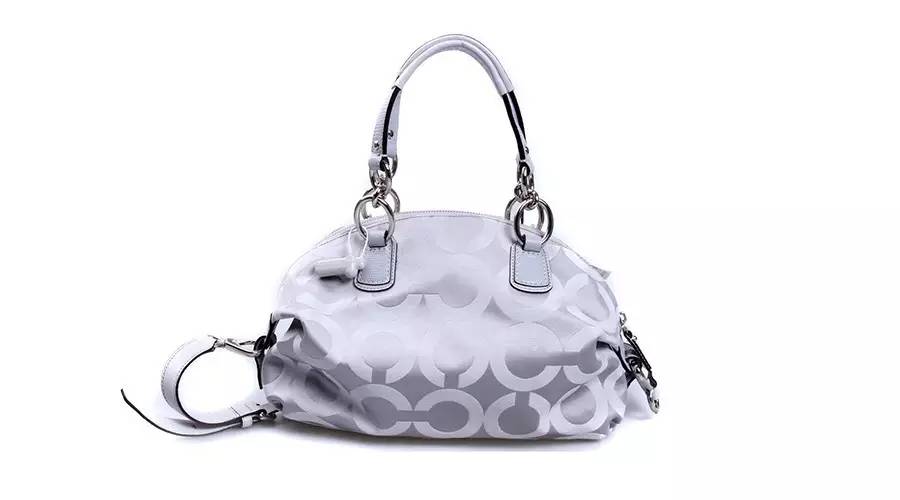 coach一款圆柱形的包,大logo的coach包