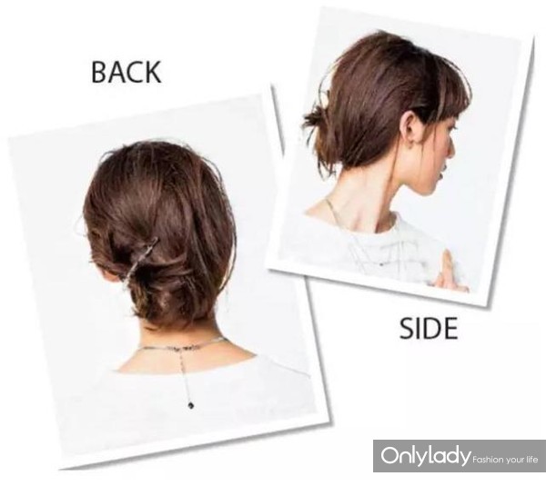 日本妹子的头发怎么扎,日本女生打理发型教程